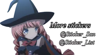 ℹ More stickers
@Sticker_San
@Sticker_List stiker, anime, penyihir, imut telegram sticker