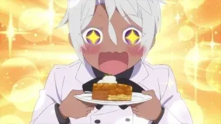 ❤️ Anime, Fofo, Chef, Bolo, Sobremesa, Brilho, Feliz telegram sticker