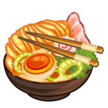 🎁 Ramen, Nourriture, Nouilles, Oeuf, Bol, Baguettes, Cuisine japonaise whatsapp sticker