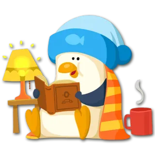 George The Penguin telegram stickers
