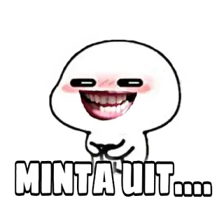 😜 MINTA UIT... telegram sticker