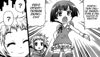 🍡 DEVO
INTRAT-
TENERE
ZENKI-
CHI!
PORTA-
TEMI DEL-
LE MEREN-
DINE E DEL
SUCCO DI
FRUTTA! Manga, Anime, Cartoon, Comic telegram sticker
