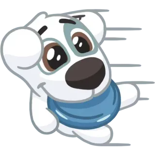⚽ chien, dessin animé, mignon, animal de compagnie, animal, autocollant whatsapp sticker