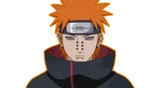 😞 Pain Naruto Anime, Mangá, Personagem, Dor, Naruto, Akatsuki whatsapp sticker