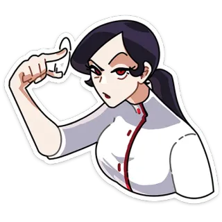 🤏 woman, character, illustration, sticker telegram sticker