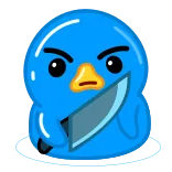 Blue Duck :: @Stickers_Chaos telegram emojis 🔪