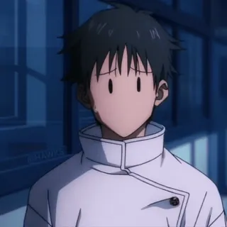 😶 Yuta Okkotsu Jujutsu Kaisen anime, manga, Yuta Okkotsu, Jujutsu Kaisen, character, sticker telegram sticker