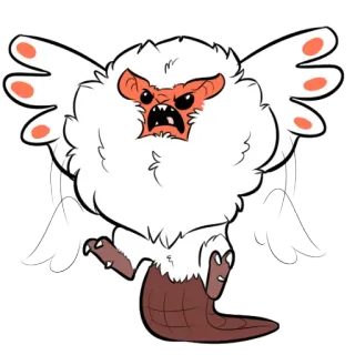 🦇 monster, cartoon, creature, winged, fantasy whatsapp sticker