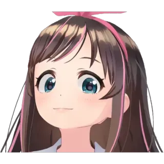 😃 Kizuna AI Anime, Youtuber Virtuale, VTuber, Carino, Ai Kizuna, Ragazza whatsapp sticker