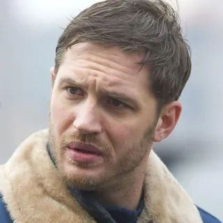 😒 Tom Hardy acteur, homme, portrait, célébrité telegram sticker