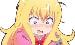🤨 Gabriel White Tenma Gabriel DropOut anime, funny, cute, reaction, manga whatsapp sticker