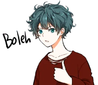 curlyboi - @hanstagram whatsapp stickers