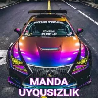 🇹🇯 MANDA
UYQUSIZLIK Auto, Fahrzeug, Automobil, Lexus, JDM telegram sticker