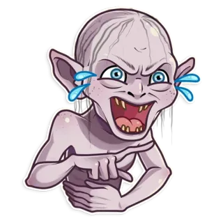 Gollum whatsapp stickers