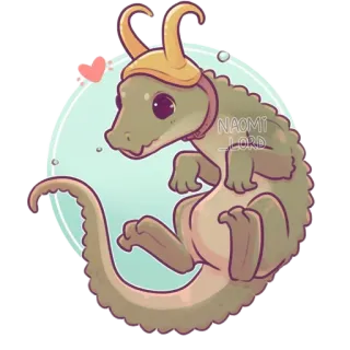 Nami_lord animals by @peach_artworld telegram stickers
