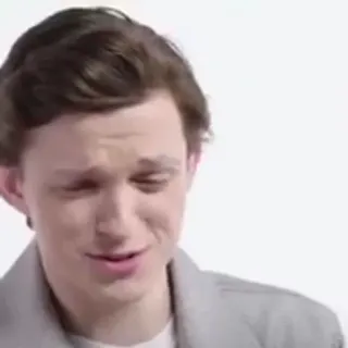 ⚙ Tom Holland actor, celebridad, retrato, Tom Holland whatsapp sticker