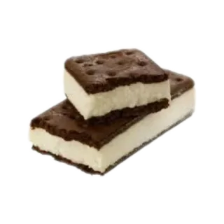 🤩 ice cream sandwich, dessert, food, sweet, snack, treat telegram sticker