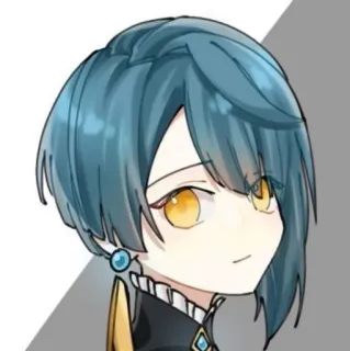 📎 Xingqiu Genshin Impact Anime, Videogioco, Personaggio, Genshin Impact, Xingqiu whatsapp sticker