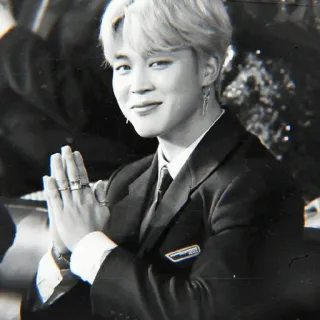 ⛓ Jimin 지민, BTS, K팝, 가수, 아티스트, 퍼포머, 정장 telegram sticker