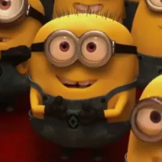 🍌 Minion Despicable Me Minion, Despicable Me, Kartun, Kuning, Animasi telegram sticker