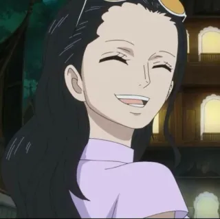 💄 Nico Robin One Piece nico robin, one piece, anime, charakter telegram sticker