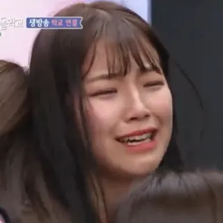 👾 생방송 학교 연령 menangis, sedih, kesal, air mata, wanita, tertekan telegram sticker