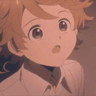 ⛓ Emma The Promised Neverland Anime, Personaje, Emma, The Promised Neverland, Dibujos animados, Chica telegram sticker