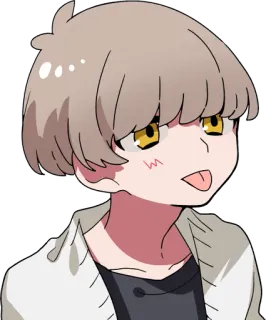 😛 Anime, Manga, Con trai, Nhân vật, Hoạt hình telegram sticker