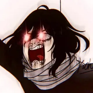 🧊 Shota Aizawa My Hero Academia Anime, My Hero Academia, Shota Aizawa, Eraserhead, Herói, Mangá, Personagem telegram sticker