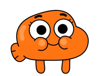 😍 Darwin Watterson The Amazing World of Gumball Dessin animé, Poisson, Orange, Personnage, Animé, Le Monde Incroyable de Gumball telegram sticker