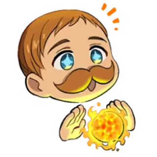 Escanor stickers pack - Grand Cross by @ZakuroSinOfPride telegram stickers