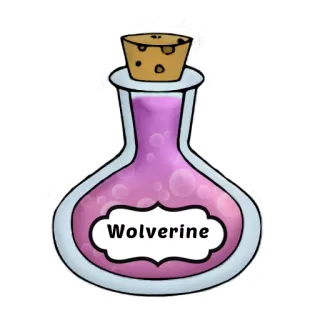 🐻 Wolverine potion, wolverine, marvel, x-men, comics, superhero telegram sticker
