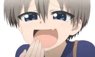 🤣 Uzaki Hana Uzaki-chan Wants to Hang Out! anime, cute, funny, girl, uzaki chan, uzaki hana telegram sticker