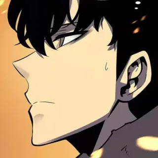 😕 Anime, Manga, Portrait, Personnage, Illustration telegram sticker
