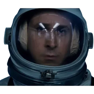 👨‍🚀 astronaut, ruimte, helm, ryan gosling whatsapp sticker
