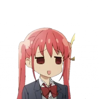 🙂 Anime, Mangá, Garota, Uniforme escolar, Bonito, Expressão telegram sticker