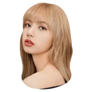 👀 Lisa 리사, K팝, 가수, 유명인, 인물사진, 아이돌 telegram sticker