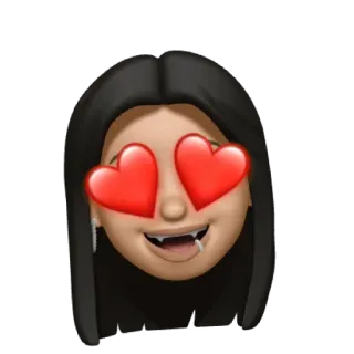 🥰 emoji, love, heart, cartoon, avatar telegram sticker