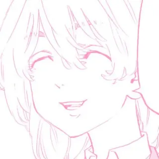 ☁️ Anime, Lächeln, Süß, Glücklich whatsapp sticker