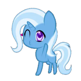 😘 Pony, Einhorn, Cartoon, Süß, Magie, Tier whatsapp sticker
