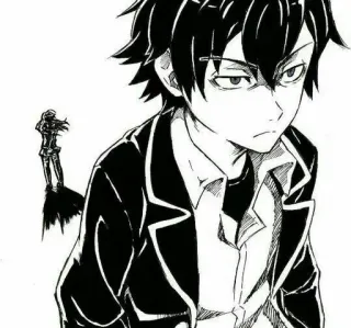 ⛓ Anime, Manga, Charakter, Kunst, Zeichnung, Illustration whatsapp sticker