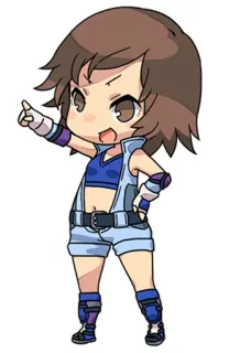 🤣 จิบิ, อนิเมะ, ผู้หญิง, น่ารัก, การ์ตูน telegram sticker
