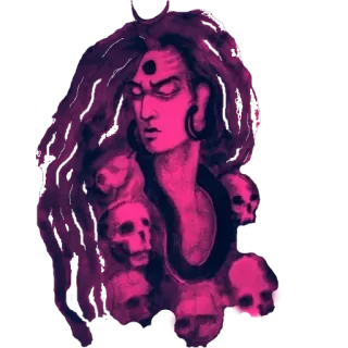 ✨ skull, horror, dark, occult telegram sticker