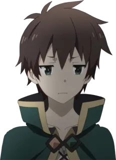 😐 Kazuma Konosuba Anime, Konosuba, Kazuma, Isekai, Fantasia, Personagem, Adesivo telegram sticker