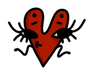 🤷‍♂️ coração, fofo, kawaii, amor, desenho animado, adesivo, gráfico telegram sticker