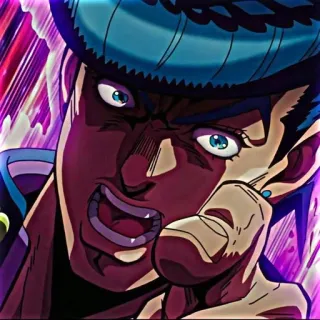 💎 Josuke Higashikata JoJo's Bizarre Adventure อนิเมะ, มังงะ, โจโจ้, โจสุเกะ, ฮิงาชิคาตะ, Diamond is Unbreakable telegram sticker