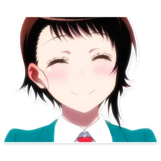 😇 anime, ragazza, carina, adesivo telegram sticker
