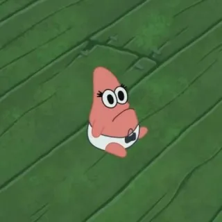 😐 Patrick Star SpongeBob SquarePants мультфильм, малыш, Спанч Боб, Патрик Стар whatsapp sticker