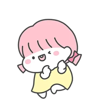 😉 Cartoon, süß, Mädchen, kawaii, Anime telegram sticker