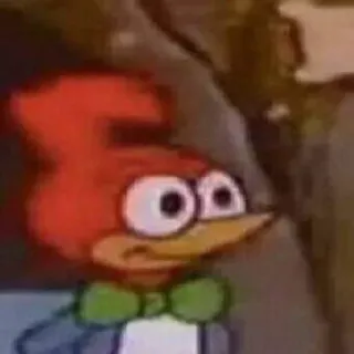 👶 Woody Woodpecker การ์ตูน, นก, วู้ดดี้ วู้ดเพ็คเกอร์, แอนิเมชั่น, ตัวละคร telegram sticker